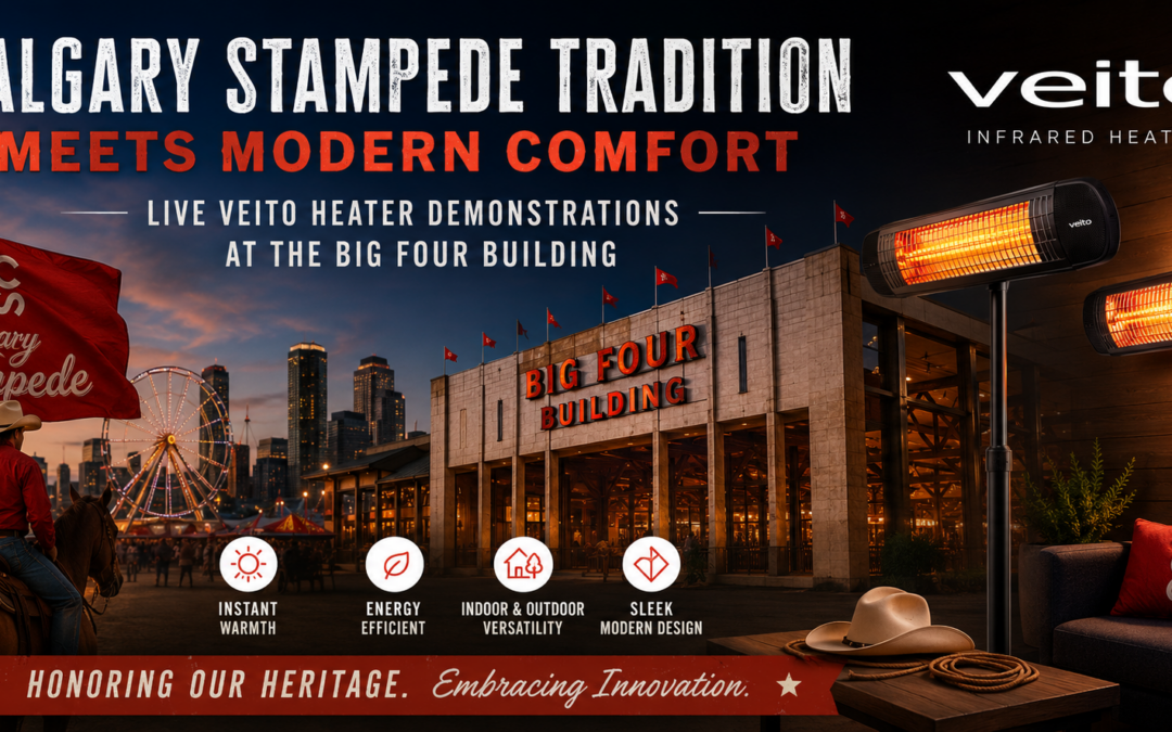 Calgary Stampede and Veito Infrared Heaters.